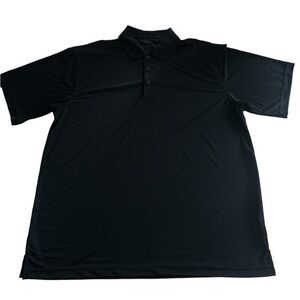 Zorrel Athlete Series Short Sleeve Polo Shirt - Mens Size XL - Black